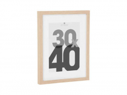 Acheter Cadre photo en bois naturel - 30 x 40 cm - 11,99 € en ligne sur La Petite Epicerie - Loisirs créatifs