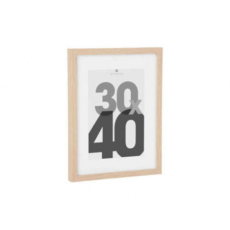 Acheter Cadre photo en bois naturel - 30 x 40 cm - 11,99 € en ligne sur La Petite Epicerie - Loisirs créatifs
