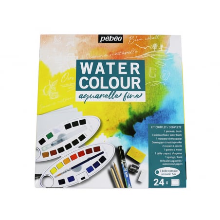 Acheter Coffret complet Water Color Aquarelle fine - Pébéo - 47,99 € en ligne sur La Petite Epicerie - Loisirs créatifs