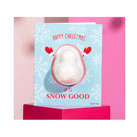 Acheter Carte de Noël Bombe de bain Bonhomme de neige - Bubble T - 4,49 € en ligne sur La Petite Epicerie - Loisirs créatifs