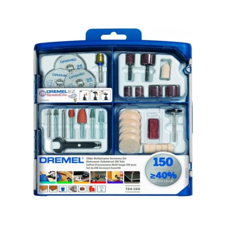 Acheter Coffret de 150 accessoires multi-usages - Bosch - 56,99 € en ligne sur La Petite Epicerie - Loisirs créatifs
