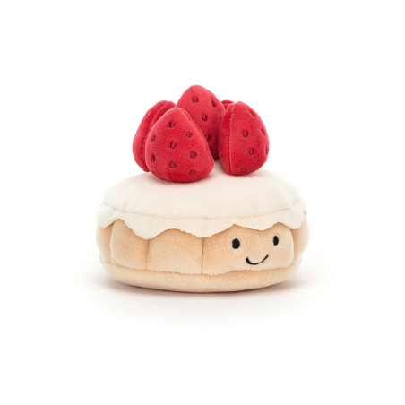 Acheter Peluche Tarte aux fraises - 9 cm - 17,99 € en ligne sur La Petite Epicerie - Loisirs créatifs
