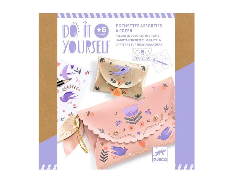 Acheter DIY Pochettes assorties - Sweet fashionista - Djeco - 15,99 € en ligne sur La Petite Epicerie - Loisirs créatifs