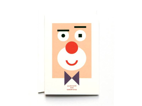 Acheter Carte postale - Clown - Happy birthday - 4,69 € en ligne sur La Petite Epicerie - Loisirs créatifs