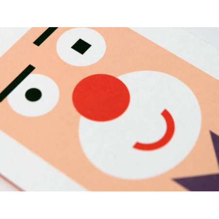 Acheter Carte postale - Clown - Happy birthday - 4,69 € en ligne sur La Petite Epicerie - Loisirs créatifs