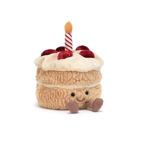 Acheter Peluche "Amuseable" Gâteau d'anniversaire - 16 cm - 34,99 € en ligne sur La Petite Epicerie - Loisirs créatifs