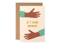 Acheter Carte postale Je t'aime maman - avec enveloppe - 3,49 € en ligne sur La Petite Epicerie - Loisirs créatifs