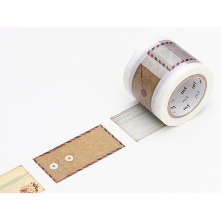 Acheter Masking tape motif enveloppes - 40 mm - 8,70 € en ligne sur La Petite Epicerie - Loisirs créatifs