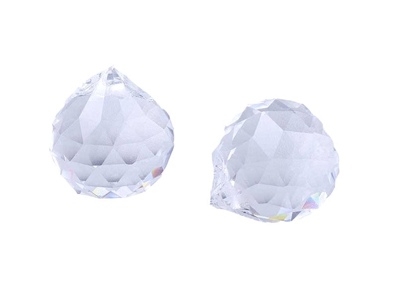 7 pièces cristal arc-en-ciel attrape-soleil perles de verre chaîne