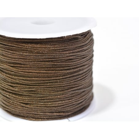 Acheter 1 m de fil de jade / fil nylon tressé 1 mm - marron chocolat - 0,49 € en ligne sur La Petite Epicerie - Loisirs créatifs