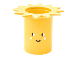 Vase en céramique soleil