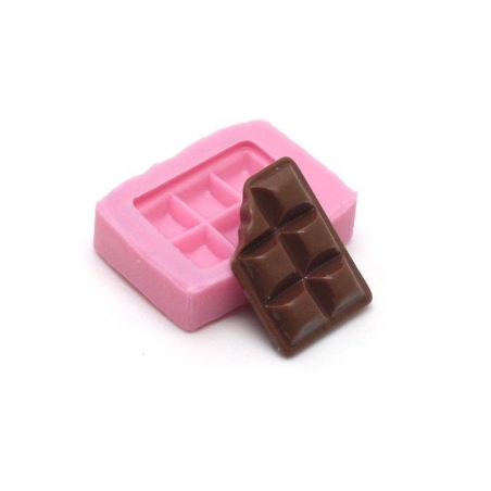 Acheter mini moule carrés de chocolat mordu en silicone - 5,55 € en ligne sur La Petite Epicerie - Loisirs créatifs