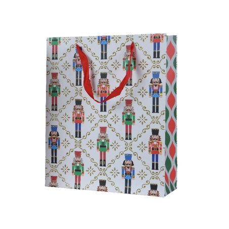 VINTERFINT Sac cadeau - motif Noël multicolore 10x10 cm