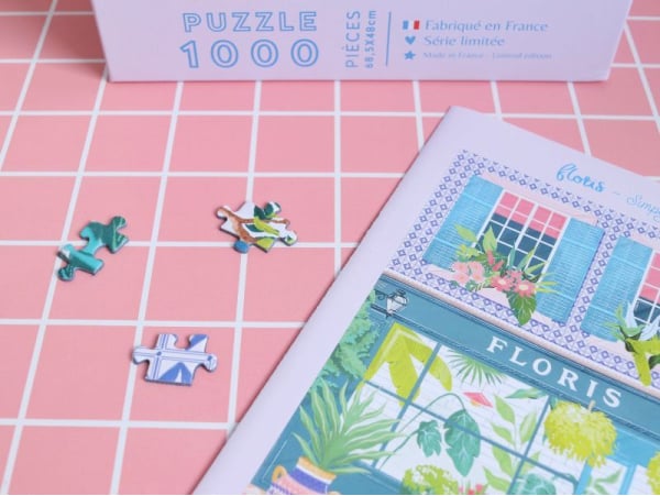 Réalisez ce puzzle Paris de 1000 pièces illustré par Hoglet&Co !