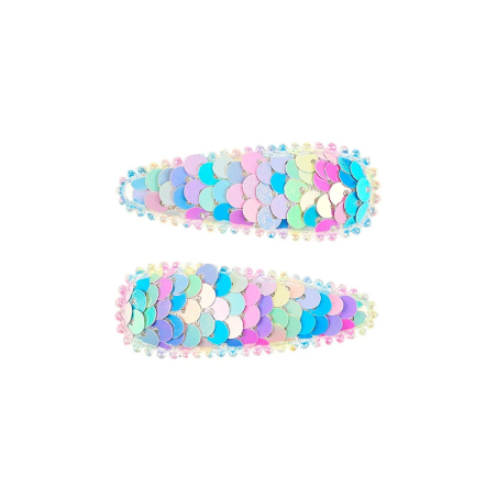 Lot de 2 Barrettes Bowi - Sequins multicolore - Souza