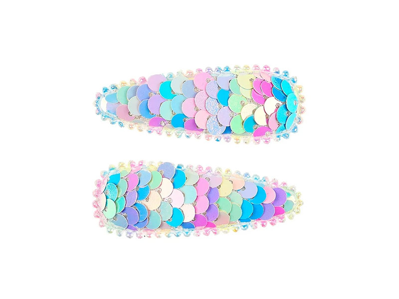 Lot de 2 Barrettes Bowi - Sequins multicolore - Souza