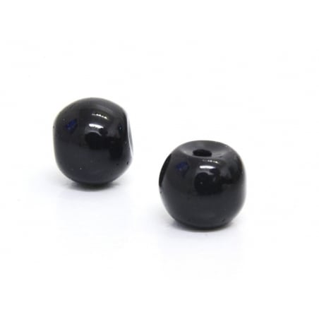Acheter 50 perles en verre rondes 4 mm - noir - 0,99 € en ligne sur La Petite Epicerie - Loisirs créatifs