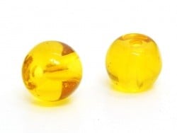 Acheter 50 perles en verre rondes 4 mm - ambre - 0,99 € en ligne sur La Petite Epicerie - Loisirs créatifs