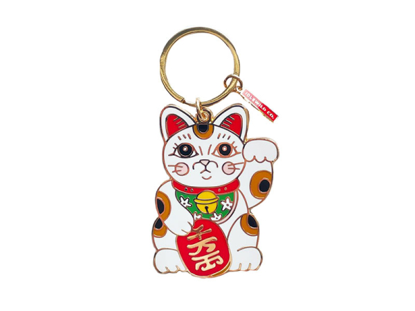 Grand Porte-clés chat "Lucky cat" Idlewild