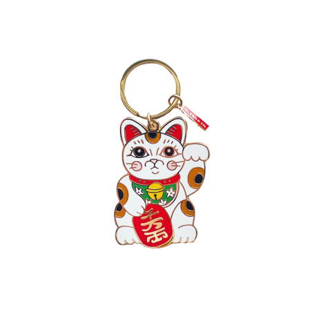 Grand Porte-clés chat "Lucky cat" Idlewild