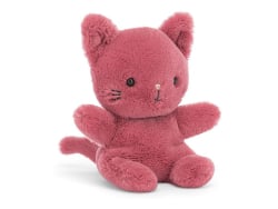 Peluche Tendre mini chat fuchsia - 13 cm - Jellycat