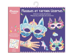 Masques et tattoos licornes - Auzou