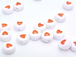 Acheter 20 perles coeurs - plastique - 0,99 € en ligne sur La Petite Epicerie - Loisirs créatifs