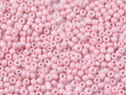 Perles de rocailles en tube - Misty Rose - 2 mm