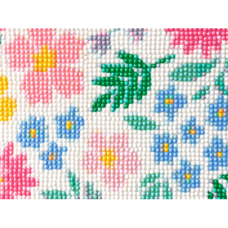 DIY Home Déco - Ma broderie Diamant Painting - Flower Market - MKMI Diamond Painting