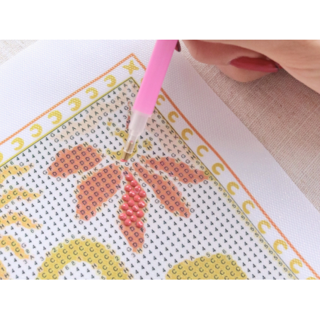 DIY Home Déco - Ma broderie Diamant Painting - Flower Market - MKMI Diamond Painting