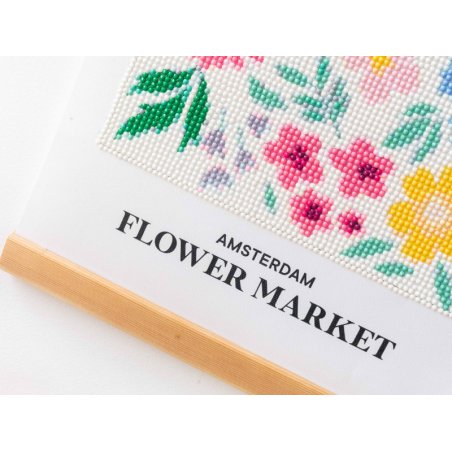 DIY Home Déco - Ma broderie Diamant Painting - Flower Market - MKMI Diamond Painting