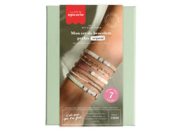 Kit DIY Bijouterie - Mon set de bracelets perlés - Argent