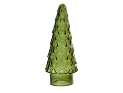 Sapin de Noël en verre Vert...