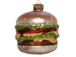 Suspension de Noël en verre Burger