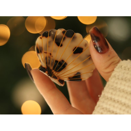 Pince à cheveux Coquillage Écaille