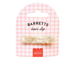 Barrette cheveux - Curvy Nacré