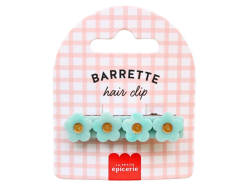 Barrette cheveux - Fleur Mint