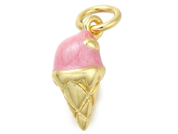 Breloque glace émaillée en...