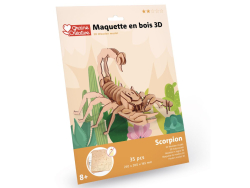 Maquette en bois 3D - Scorpion