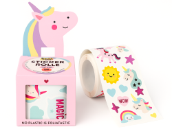 Rouleau de stickers Licorne 4m