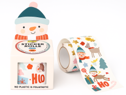 Sticker de noël hiver sur...