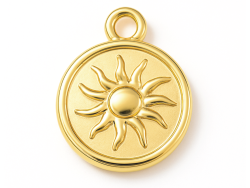 Pendentif rond avec soleil...
