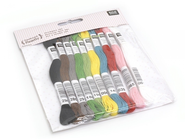 Acheter Set de 10 couleurs de fil à broder - 11,90 € en ligne sur La Petite Epicerie - Loisirs créatifs
