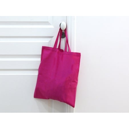 Acheter Sac shopping / Tote bag en tissu blanc - 38 x 42 cm - anses 42 cm - 3,90 € en ligne sur La Petite Epicerie - Loisirs ...