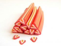 Acheter Cane fraise coeur orange - 0,99 € en ligne sur La Petite Epicerie - Loisirs créatifs