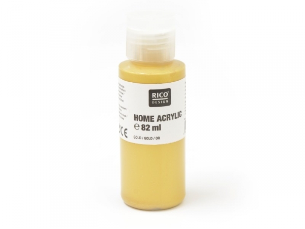 Gold-coloured acrylic paint - 82 ml Gold-coloured acrylic paint - 82 ml