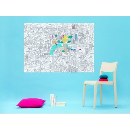 Acheter Poster géant en papier à colorier - LONDON - 9,90 € en ligne sur La Petite Epicerie - Loisirs créatifs