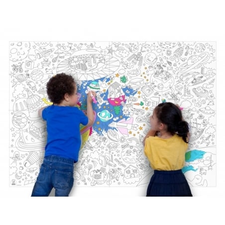Acheter Poster géant en papier à colorier - COSMOS - 10,49 € en ligne sur La Petite Epicerie - Loisirs créatifs