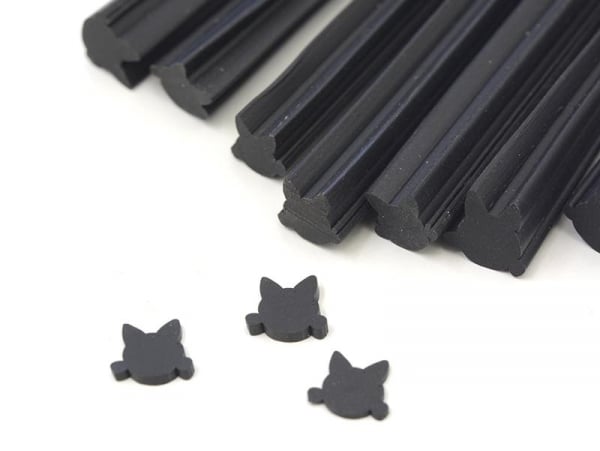 Acheter Cane tête de chat noir en pâte fimo pour le modelage - 0,99 € en ligne sur La Petite Epicerie - Loisirs créatifs