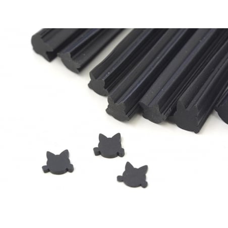 Acheter Cane tête de chat noir en pâte fimo pour le modelage - 0,99 € en ligne sur La Petite Epicerie - Loisirs créatifs